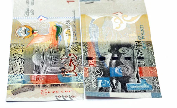 Kuwaitisk Dinar Sedel Sedel Kwd Med Illustration Många Influenser Den — Stockfoto