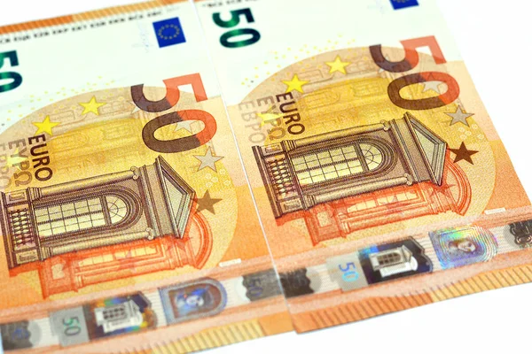 Коллекция Банкнот Евро Валюта Европейского Союза Архитектурой Стиле Ренессанса Дизайне — стоковое фото