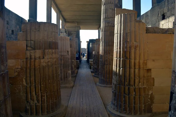 Mortuary Temple Saqqara Complex Step Pyramid Djoser Area Saqqara Temple — Stock Photo, Image