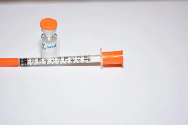 Sinopharm Covid Dosis Del Frasco Vacuna Sars Cov Vacuna Inactivada —  Fotos de Stock