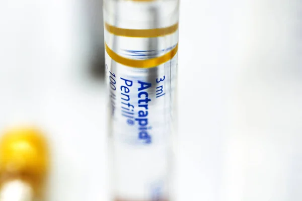 Actrapid Lidský Inzulín Rdna Penfill 100 Roztok Pro Subkutánní Nebo — Stock fotografie