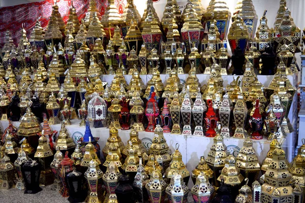 Giza Egito Março 2022 Lanternas Metal Islâmicas Ramadã Fanous Ramadan — Fotografia de Stock