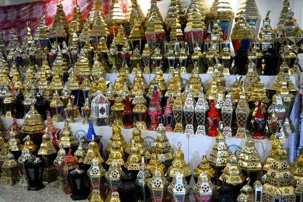 Giza Egito Março 2022 Lanternas Metal Islâmicas Ramadã Fanous Ramadan — Fotografia de Stock