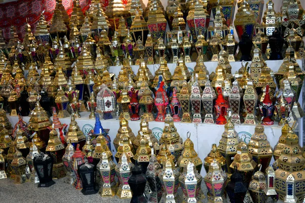 Giza Egipto Marzo 2022 Linternas Metálicas Del Ramadán Islámico Ramadán — Foto de Stock