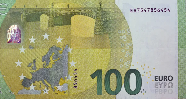 Куча Банкнот Европейскими Банкнотами Наличными Деньгами Стопки Долларов Сша 100 — стоковое фото