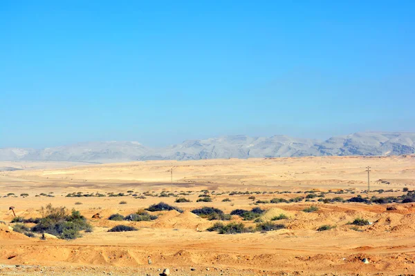 Desierto Oriental Egipto Con Montañas Arena Cielo Enfoque Selectivo Del — Foto de Stock