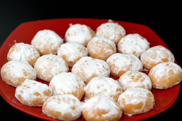 Biscuits Arabes Traditionnels Pour Célébration Des Fêtes Islamiques Fête Fitr — Photo
