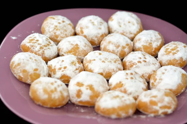 Biscoitos Árabes Tradicionais Para Celebração Das Férias Islâmicas Festa Fitr — Fotografia de Stock