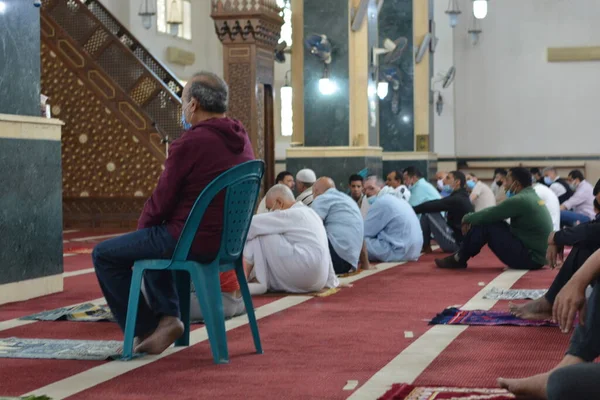 Kairo Mesir Mei 2021 Muslim Mesir Melakukan Salat Idul Fitri — Stok Foto