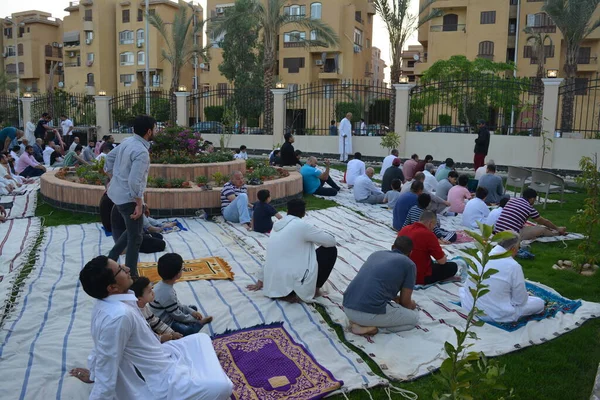 Kairo Mesir Mei 2022 Muslim Mesir Melakukan Ritual Keagamaan Idul — Stok Foto
