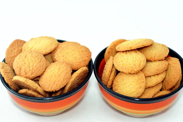 Plates Traditional Arabic Cookies Celebration Islamic Holidays Fitr Feast Egyptian — Stok Foto