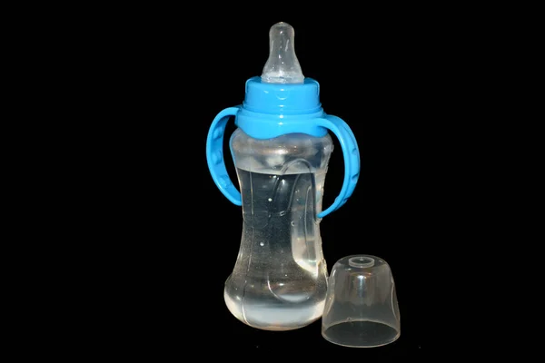 Baby Plastic Milk Juice Water Bottle Newborn Nutrition Mother Equipment — Stockfoto