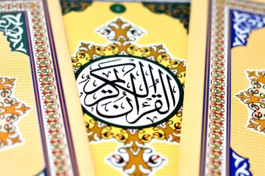 Müslümanların, Allah 'tan bir vahiy, Arapça bir Kur' an ve daha başka bir dille indirdikleri Kur 'ân-ı Kerim' dir. )