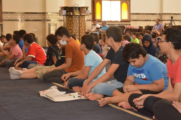 Kairo Mesir Mei 2022 Seorang Pendeta Masjid Melakukan Khutbah Khotbah — Stok Foto