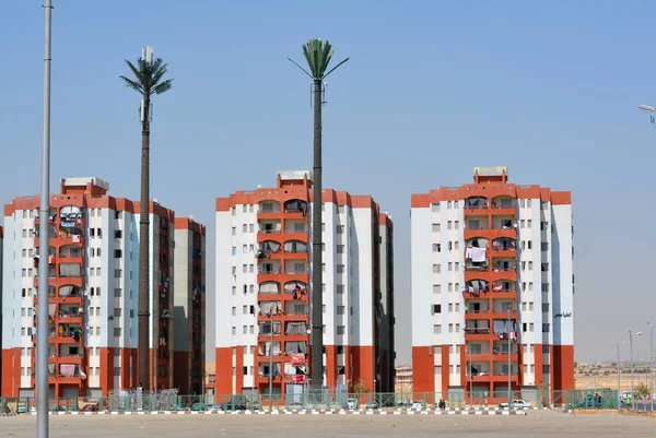 2022年6月28日 埃及开罗 Asmarat地区 Mokattam山区的社会住房项目 由Tahya Misr 埃及万岁 基金为贫民窟居民提供像样的住房 新的房地产项目 — 图库照片