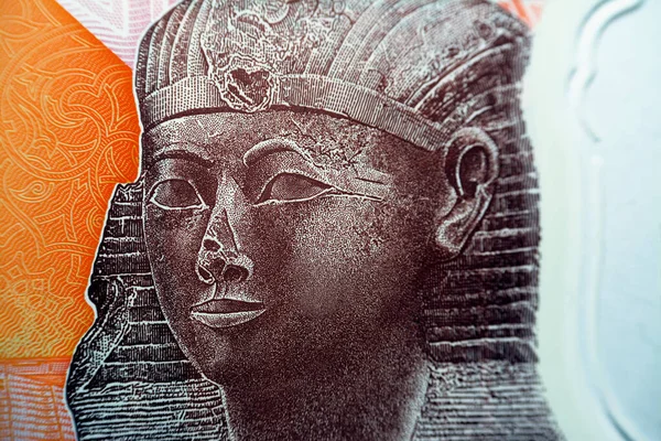Queen Hatshepsut Closeup View Reverse Side New First Egyptian Egp — Zdjęcie stockowe