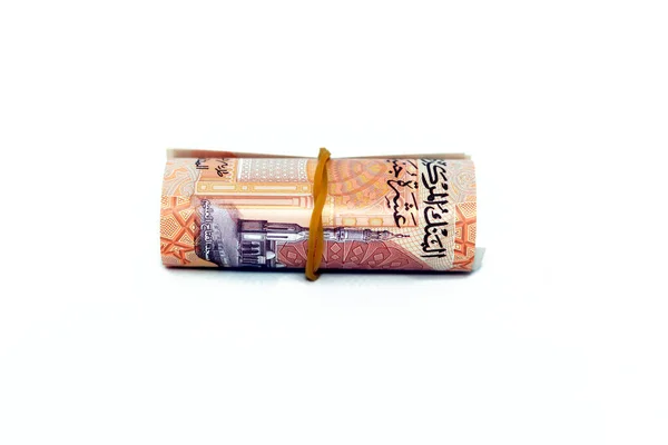 Egypt Money Roll New First Egyptian Egp Ten Pounds Plastic — Stockfoto