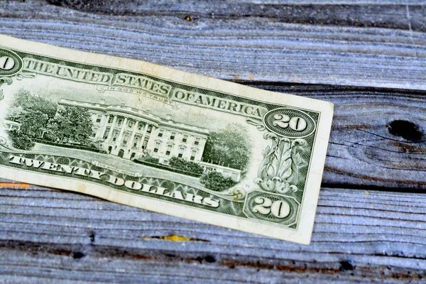 Dolarlık Banknot Serisinin Ters Tarafı 1995 Beyaz Saray Fotoğrafı Eski — Stok fotoğraf