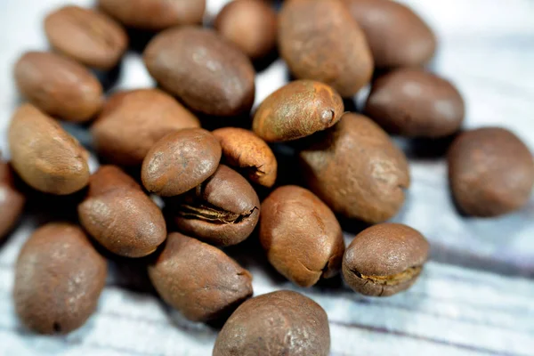 Kaffeebohnen Samen Der Coffea Pflanze Und Die Quelle Für Kaffee — Stockfoto