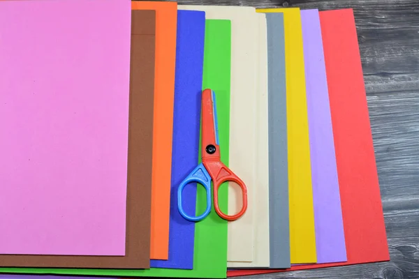 Feuilles Mousse Eva Colorées Carton Coloré Tampon Caoutchouc Papiers Éponges — Photo