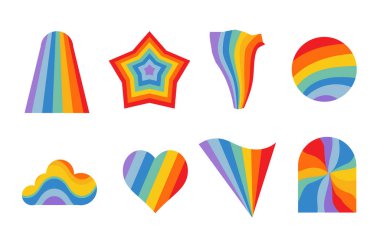 70 'ler ve 80' ler pop ve groovy tarzında gençlik sanat tasarımı