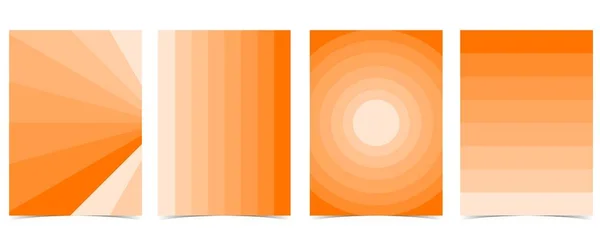 Paladar Naranja Color Fondo Diseño — Vector de stock