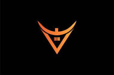  Kimlik şirketi VE harfleri Şirket logosu tasarımı
