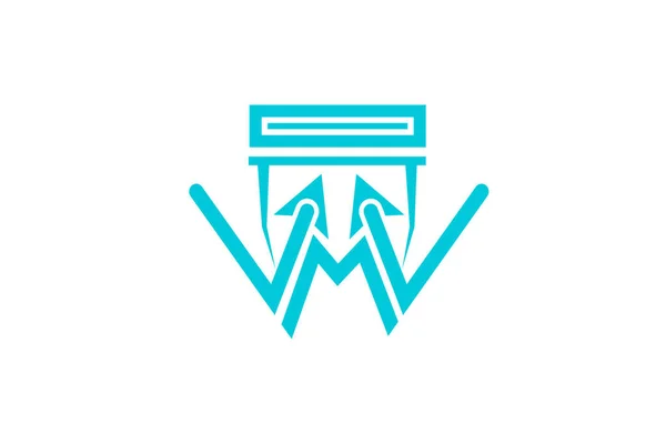 Идентификация Корпоративные Письма Переработка Логотипа Иконки Векторный Шаблон Логотип Компании — стоковый вектор