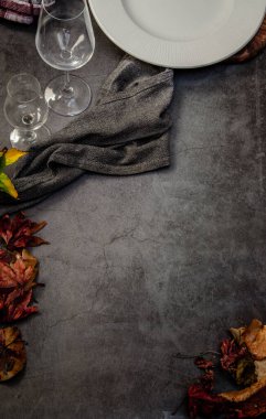 Sonbahar sofrası. Şükran Günü yemeği. Şükran Günü yemeği..