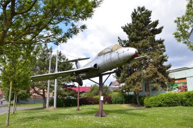 Parktaki askeri tank, sudice, czech Opava,