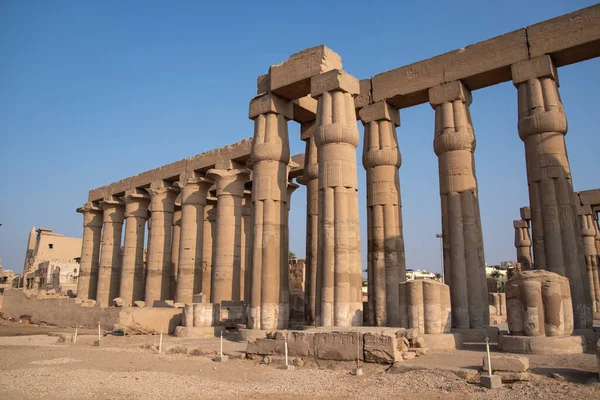 Colonnato Processionale Amenhotep Iii Nel Tempiale Luxor Thebes Antico Luxor — Foto Stock