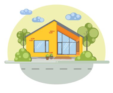 Tüm ihtiyaçlarınız için düz, tatlı bir ev