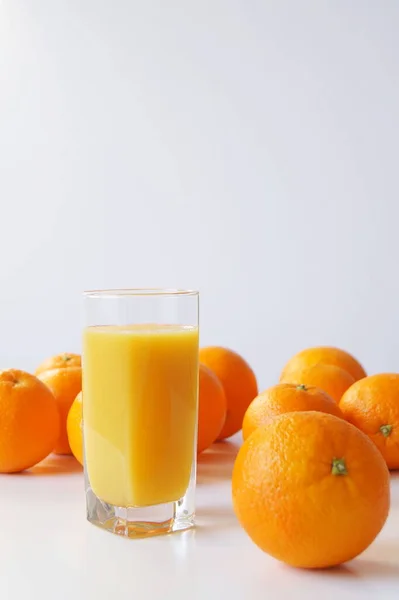 Jus Fraîchement Pressé Matin Réjouit Enrichit Vitamines Donne Énergie Côté — Photo