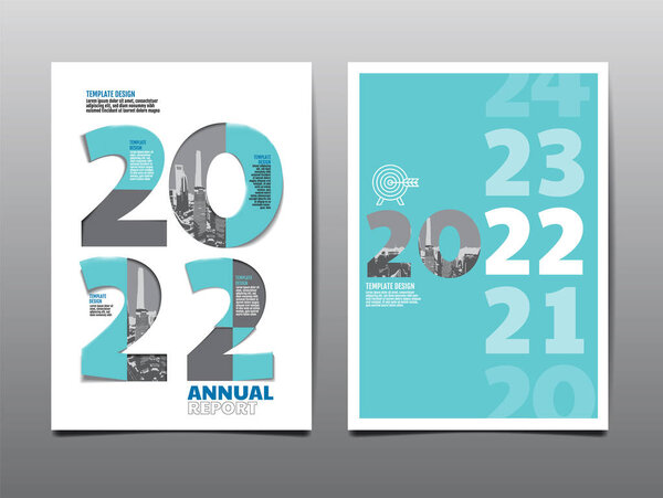 annual report 2022, future, business, template layout design, cover book. 