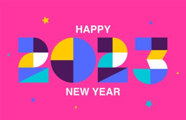 2023 Yeni Yıl bayrağı, kutlama, tavşan yılı