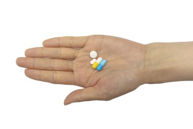 Çeşitli haplar almak için avucunun içinde bulunan kavram.