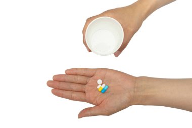 Çeşitli haplar almak için avucunun içinde bulunan kavram.