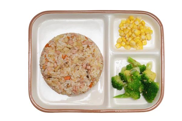 Tabakta nefis bir dengeli besleyici yemek