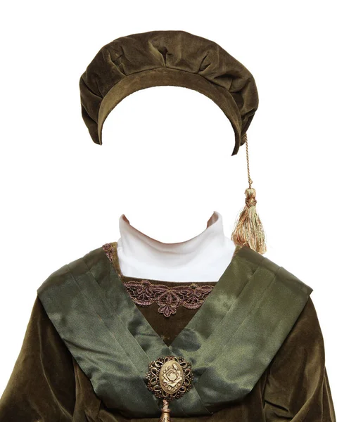 Çeşitli kostümlerdeki erkek kimlik çerçevesi