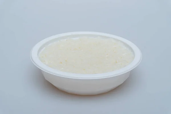 Microwave Easy Cook Rice Bowl — Stok fotoğraf