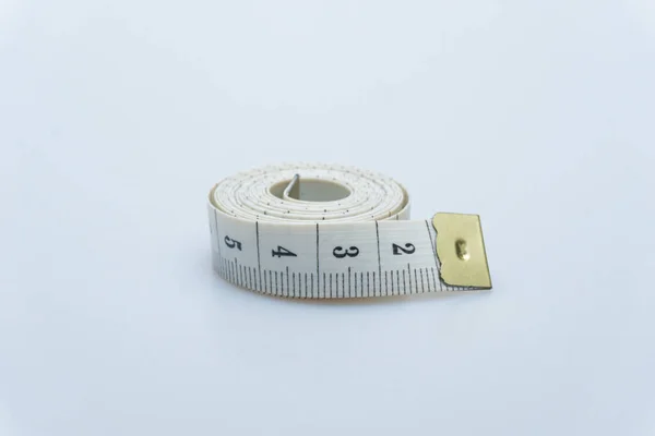 Tape Measure Measure Various Body Parts — Stockfoto