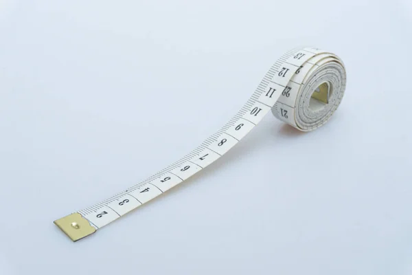 Tape Measure Measure Various Body Parts — Stockfoto