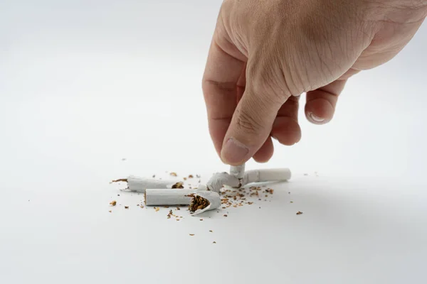 Sigara Insan Eliyle Sigara Içilmez — Stok fotoğraf