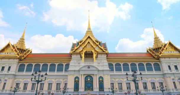 Chakri Maha Prasat Throne Hall Grand Palace Bangkok Ancient Palace — стокове відео