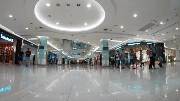 Lapso Tempo Multidão Pessoas Shopping — Vídeo de Stock