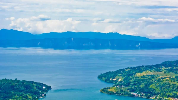 Beauté Lac Toba Qui Est Lac Caldera Provient Une Éruption — Photo