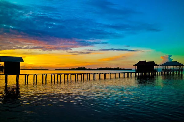 Vistas Panorámicas Una Hermosa Playa Tropical Isla Dokokayu Gorontalo Indonesia — Foto de Stock