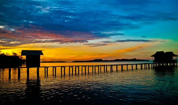 Vistas Panorámicas Una Hermosa Playa Tropical Isla Dokokayu Gorontalo Indonesia — Foto de Stock