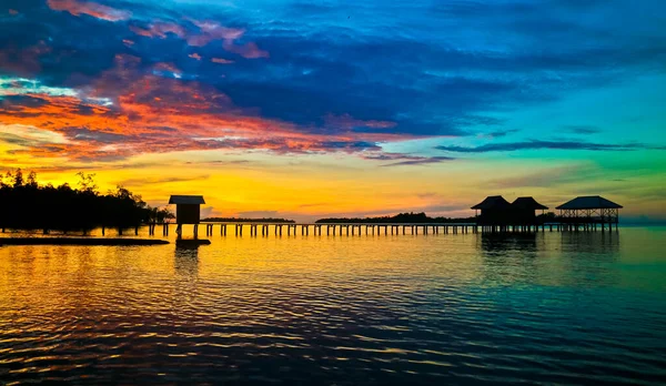 Vista Panoramica Una Bellissima Spiaggia Tropicale Isola Dokokayu Gorontalo Indonesia — Foto Stock