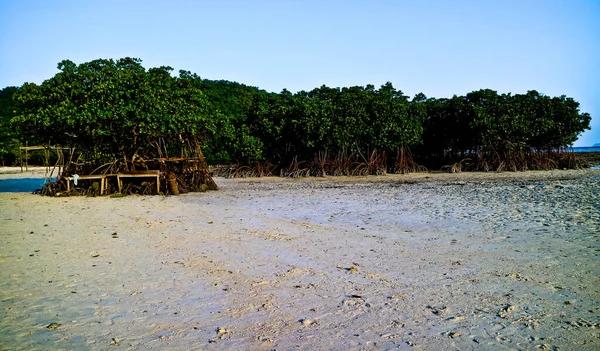 Scenic View Tropical Paradise Beach Pahawan Island Lampung Sumatera Indonesienpahawan — Stockfoto